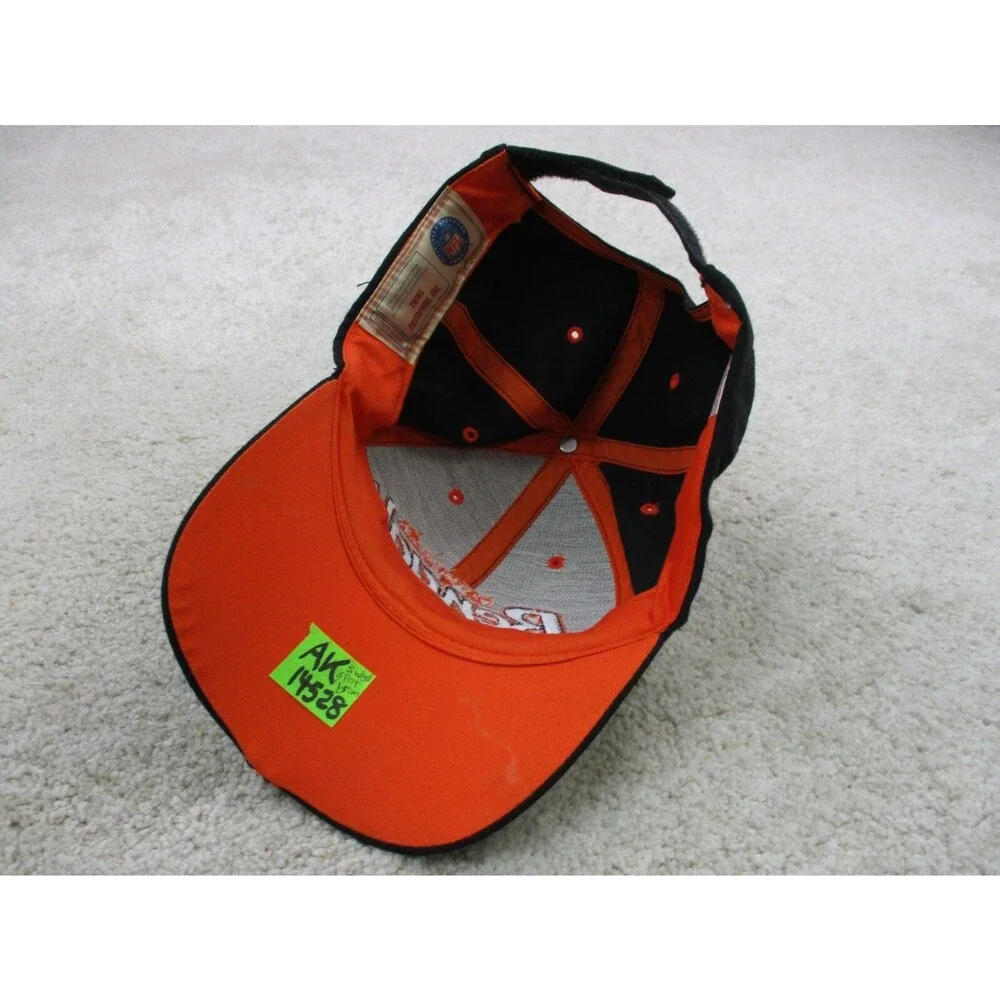Cincinnati Bengals Hat Cap Strap Back One Size Black Orange NFL Football Mens